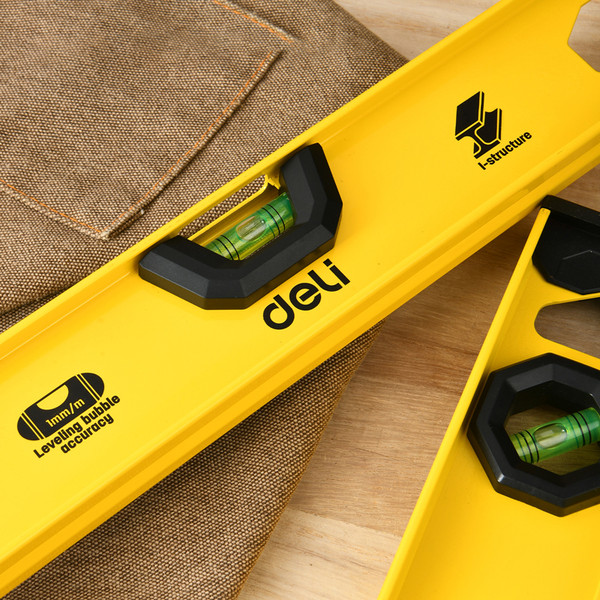 Изображение товара Уровень строительный Deli YS EDL291000G (1000мм, рельсовый)