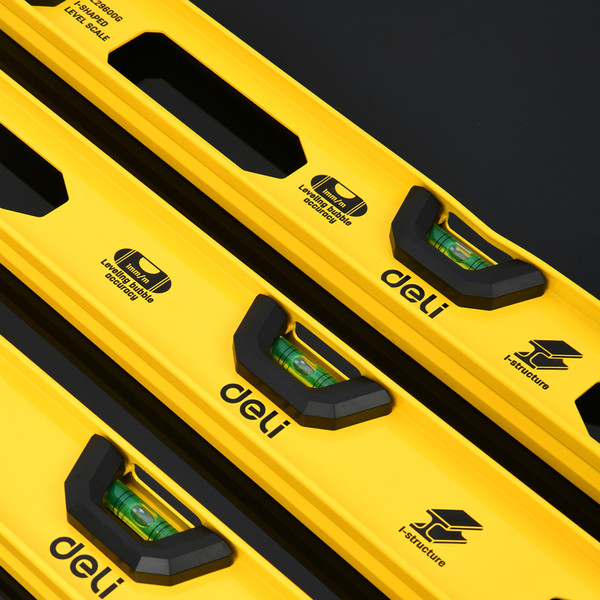 Изображение товара Уровень строительный Deli YS EDL291000G (1000мм, рельсовый)