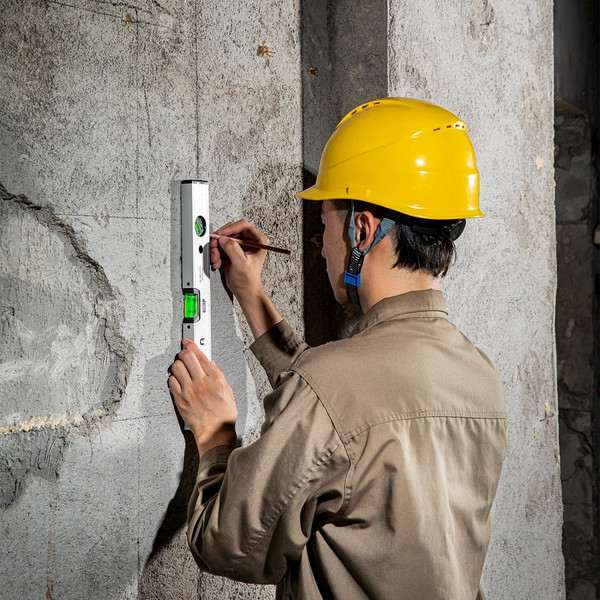 Изображение товара Уровень строительный Deli Пузырьковый / EDL700400B (400мм)