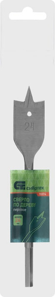 Изображение товара Сверло СибрТех по дереву перовое / 70374