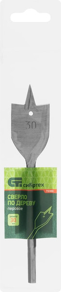 Изображение товара Сверло СибрТех по дереву перовое / 70380