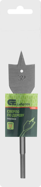 Изображение товара Сверло СибрТех по дереву перовое / 70382