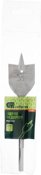 Изображение товара Сверло СибрТех по дереву перовое / 70385