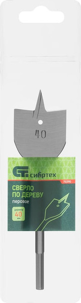 Изображение товара Сверло СибрТех по дереву перовое / 70390