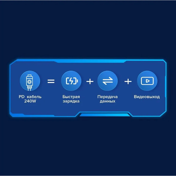Изображение товара Кабель Orico CC240-40-05-BK-BP (0.5м, черный)