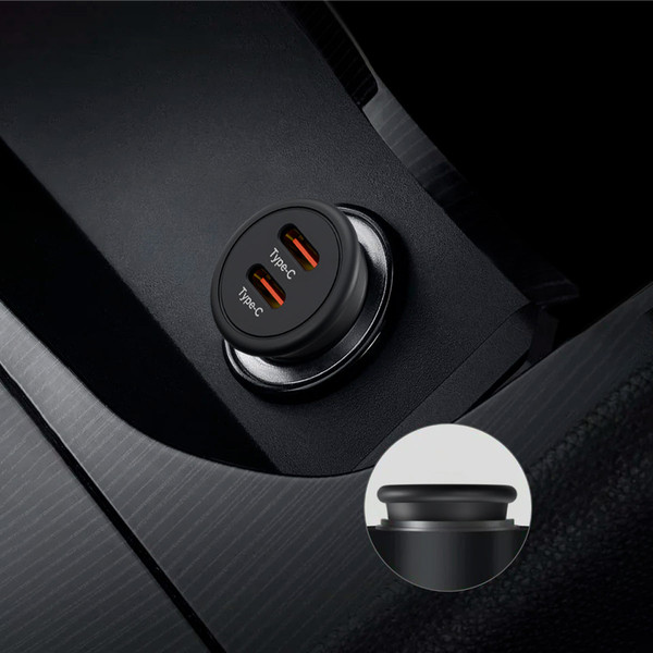 Изображение товара Адаптер питания автомобильный Lyambda LS-СC35 (черный)