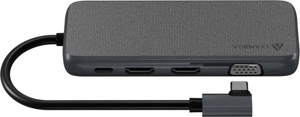 Изображение товара Док-станция для ноутбука Lyambda LC130 (серый)