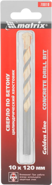 Изображение товара Сверло Matrix по бетону 70810