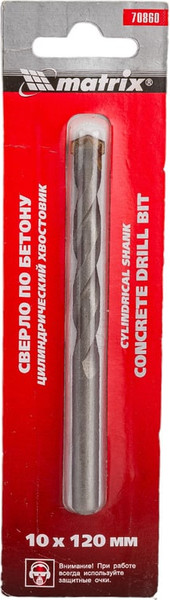 Изображение товара Сверло Matrix по бетону 70860