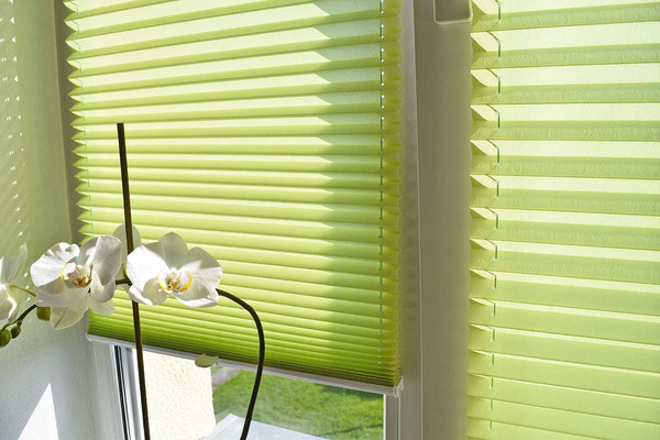 Изображение товара Штора-плиссе Delfa Basic Crush СПШ-8513 (52x160, салатовый)