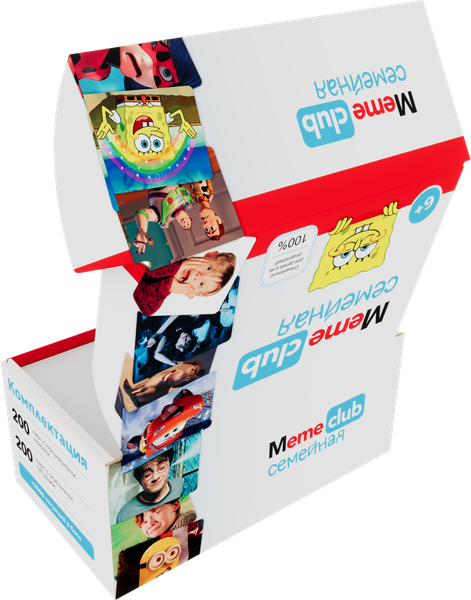 Изображение товара Настольная игра MemeClub Игра в мемы Семейная