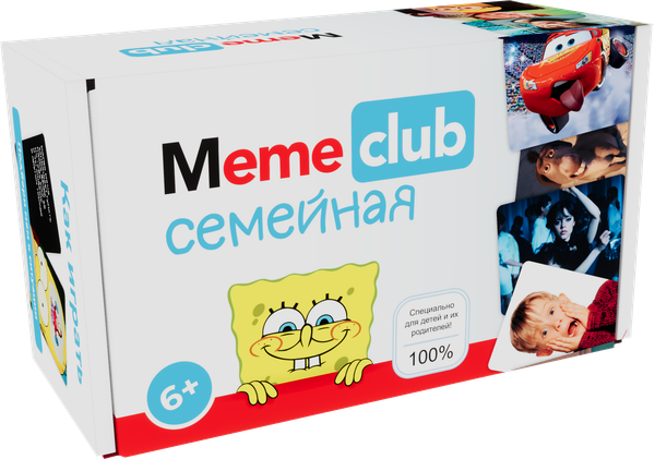 Изображение товара Настольная игра MemeClub Игра в мемы Семейная