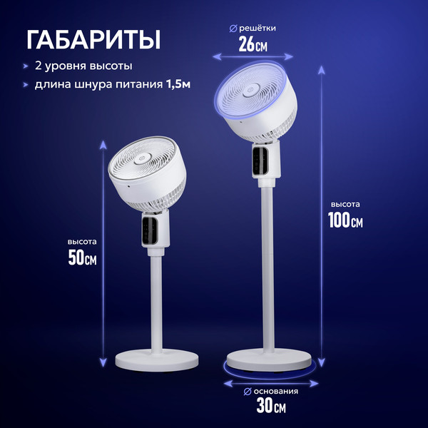 Изображение товара Вентилятор Evolution AL-304R (белый)