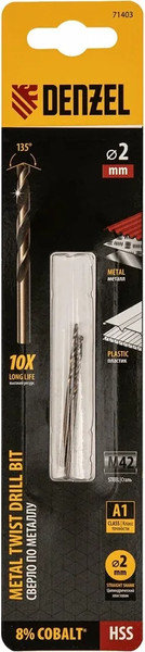 Изображение товара Набор сверл Denzel по металлу 71403