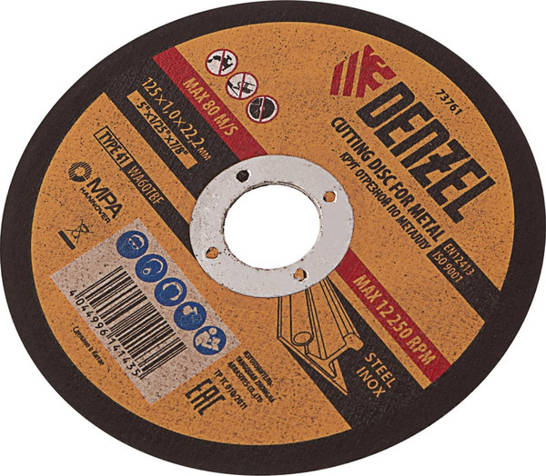 Изображение товара Отрезной диск Denzel 73761