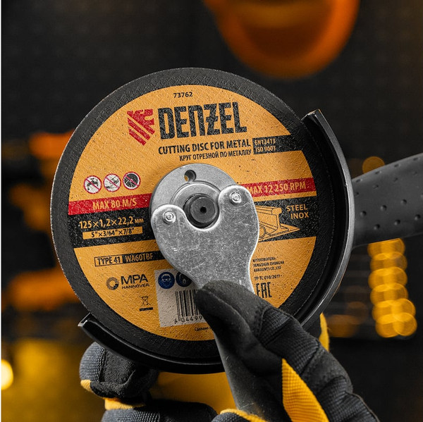 Изображение товара Отрезной диск Denzel по металлу 73762