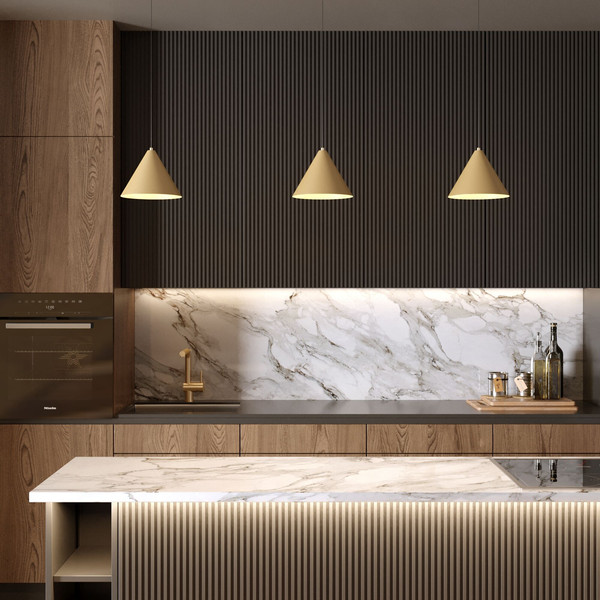 Изображение товара Потолочный светильник Elektrostandard Conus 50316 LED (золото, 4000К)