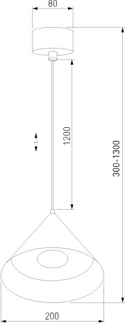 Изображение товара Потолочный светильник Elektrostandard Conus 50316 LED 4000К (черный)
