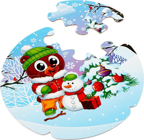 Изображение товара Развивающая игра Puzzle Time Пазлы-лото. Времена года / 4456805 (5шт)