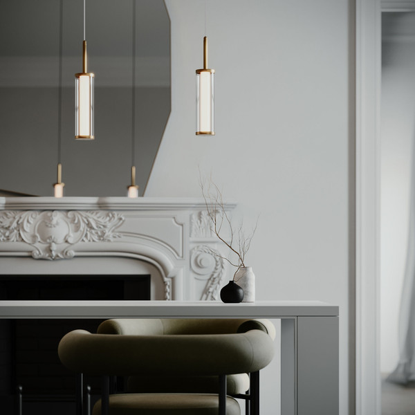 Изображение товара Люстра Евросвет Stark 50386/1 LED 3000К (латунь)