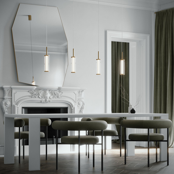 Изображение товара Люстра Евросвет Stark 50386/1 LED 3000К (латунь)