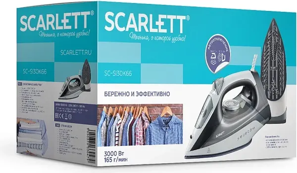 Изображение товара Утюг Scarlett SC-SI30K66 (серый)