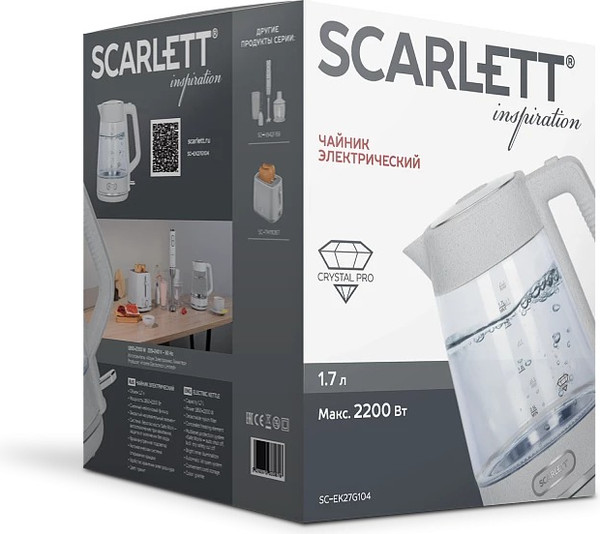 Изображение товара Электрочайник Scarlett SC-EK27G104 (гранит)