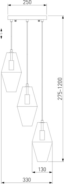 Изображение товара Люстра Евросвет Prism 50236/3 (хром)