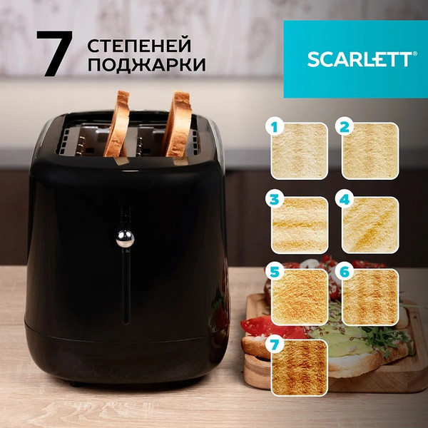 Изображение товара Тостер Scarlett SC-TM11069 (черный)