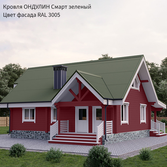 Изображение товара Лист кровельный Onduline Smart DIY (1950х760, зеленый)