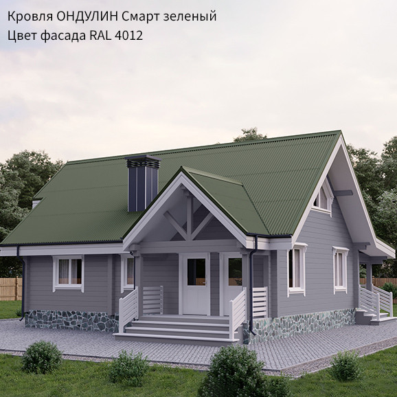 Изображение товара Лист кровельный Onduline Smart DIY (1950х760, зеленый)