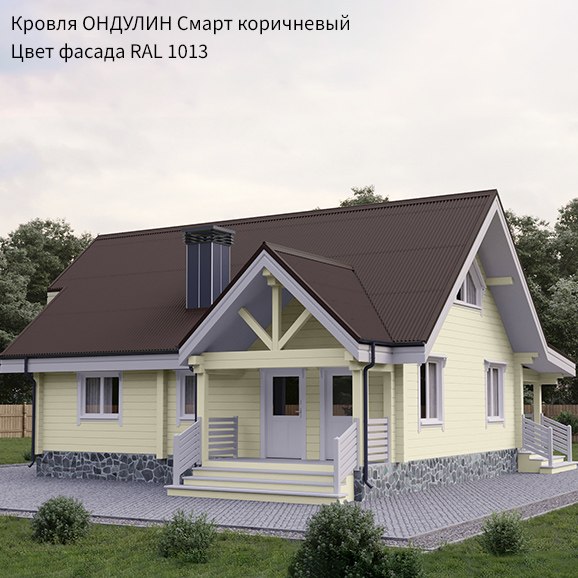 Изображение товара Лист кровельный Onduline Smart DIY (1950х760, коричневый)