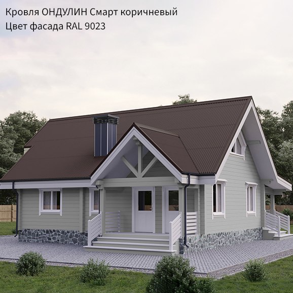 Изображение товара Лист кровельный Onduline Smart DIY (1950х760, коричневый)