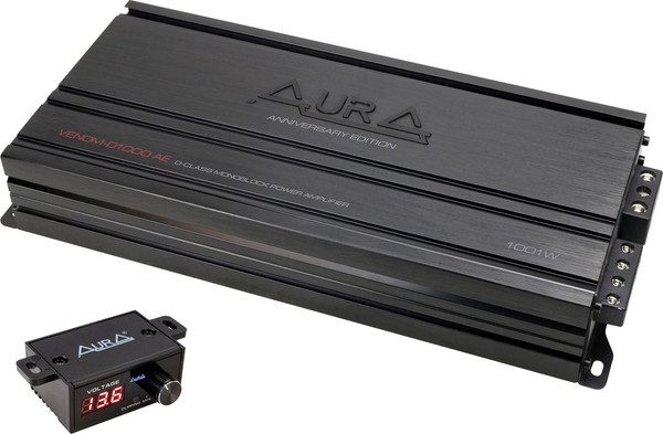 Изображение товара Автомобильный усилитель AURA Venom D1000 AE