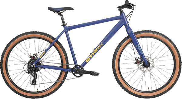 Изображение товара Велосипед STARK Tank 27.1 D+ 2025 (20, темно-синий матовый/теплый желтый)