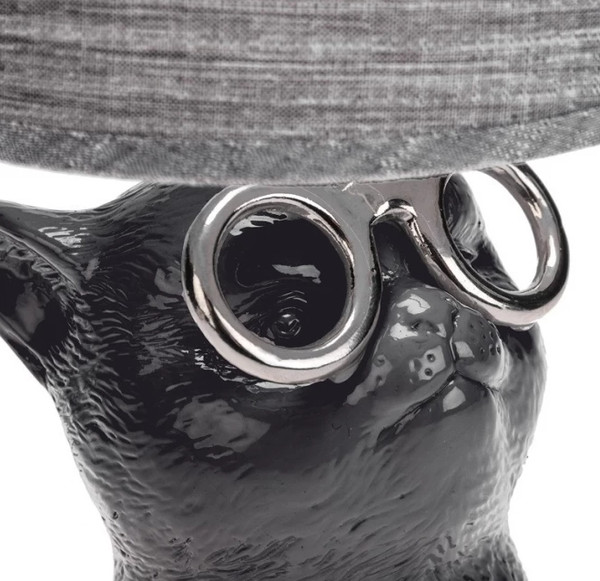 Изображение товара Прикроватная лампа Rexant Кот в очках / 603-1034 (черный)