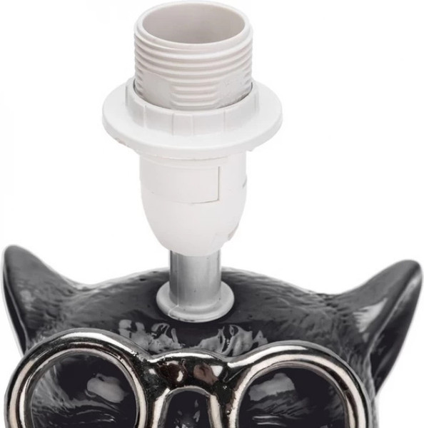 Изображение товара Прикроватная лампа Rexant Кот в очках / 603-1034 (черный)