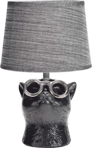 Изображение товара Прикроватная лампа Rexant Кот в очках / 603-1034 (черный)