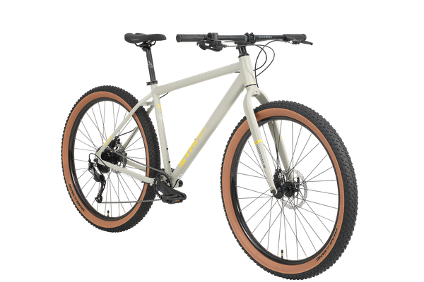 Изображение товара Велосипед STARK Tank 29.3 D+ 2025 (22, серый матовый/желтый)
