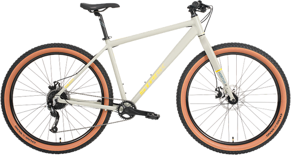 Изображение товара Велосипед STARK Tank 29.3 D+ 2025 (22, серый матовый/желтый, разобранный, в коробке)