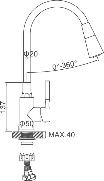 Изображение товара Смеситель Ledeme L74199-16