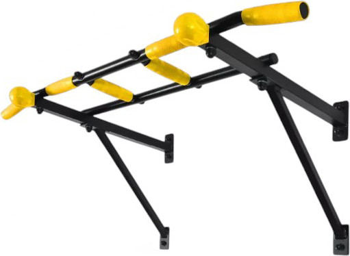 Изображение товара Турник Absolute Champion Maх Настенный Треххватный / АЧ 11916 (черный с желтыми ручками, разборный)