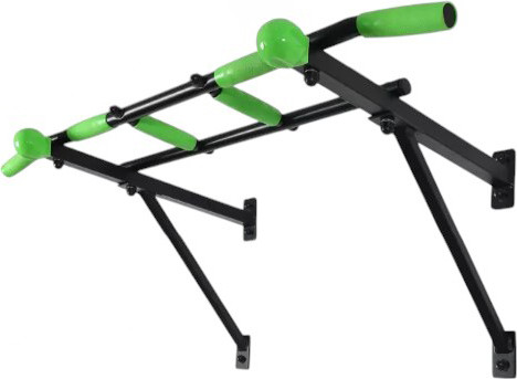 Изображение товара Турник Absolute Champion Maх Настенный Треххватный / АЧ 11918 (черный с салатовыми ручками, разборный)