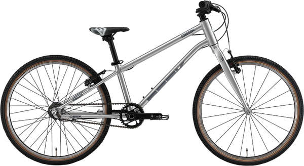 Изображение товара Велосипед STARK Geek City 24.2 V 2025 (лакированный алюминий/темно-серый)