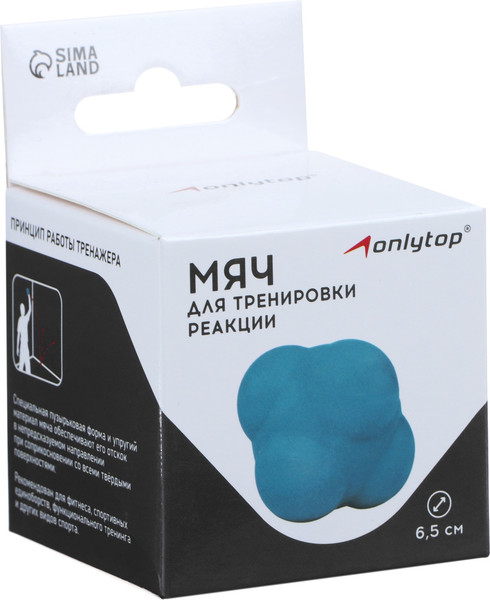 Изображение товара Мяч для тренировки реакции Onlytop 10719068 (темно-синий)