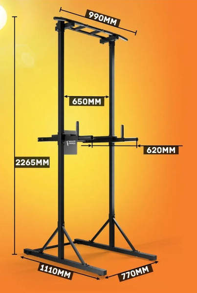 Изображение товара Турник-брусья Absolute Champion Супер Люкс Напольный / АЧ 13925 (черный)