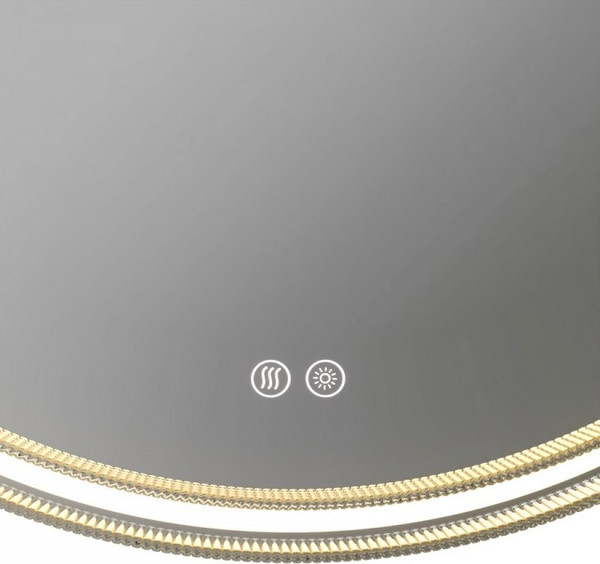 Изображение товара Зеркало Teymi Lina Romantic Gold D60 LED / T20131