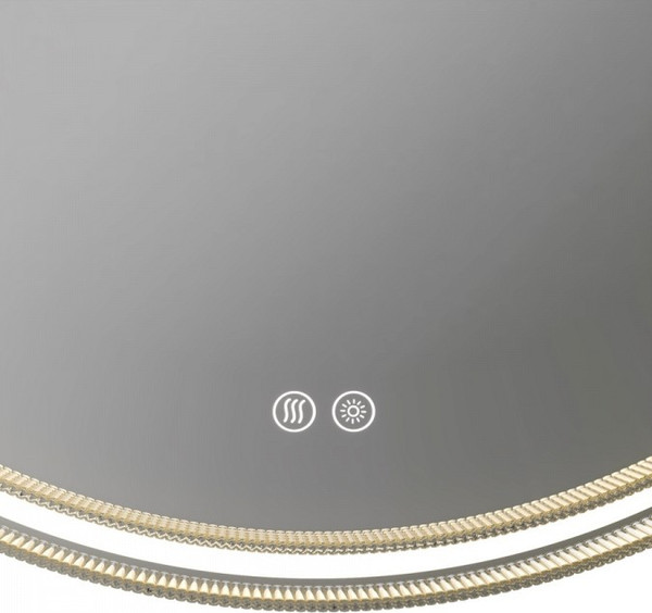 Изображение товара Зеркало Teymi Lina Romantic Black D60 LED / T20132