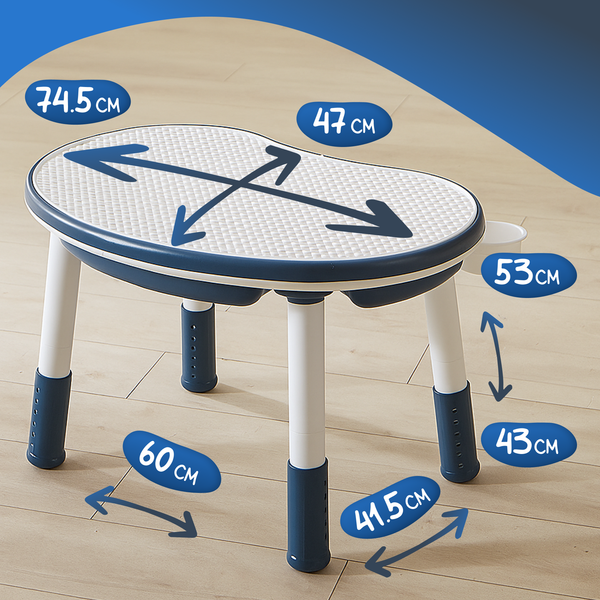 Изображение товара Комплект мебели с детским столом NINO Play BS-8830+8833C(Blue)