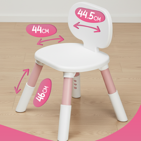 Изображение товара Комплект мебели с детским столом NINO Play BS-8830+8833C(Pink)